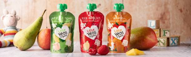 Yeo Valley Organic Little Yeos Yogurt Pouches