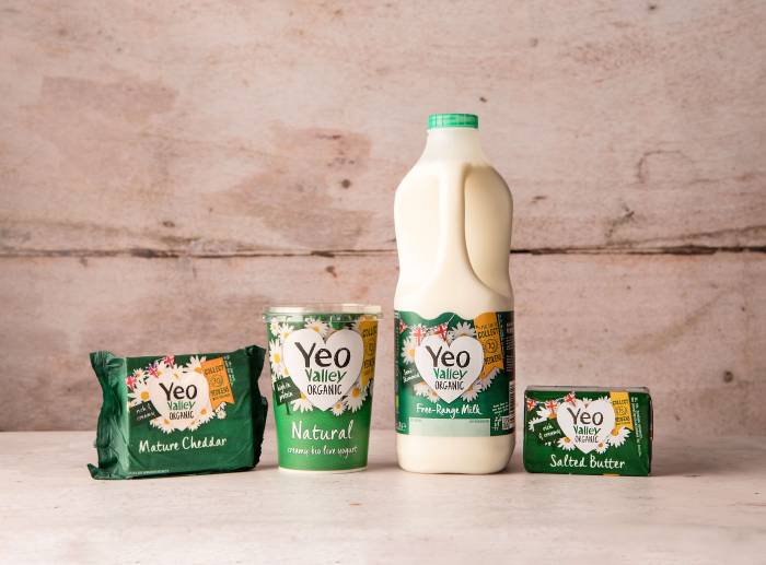 Yeo Valley Organic green natural product range