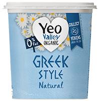 Yeo Valley Organic Fat Free Greek Style Natural Yogurt
