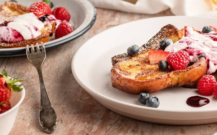 French Toast made with Yeo Valley Organic Super Thick yogurt