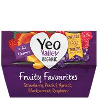 Yeo Valley Organic Fruity Favourites yogurt