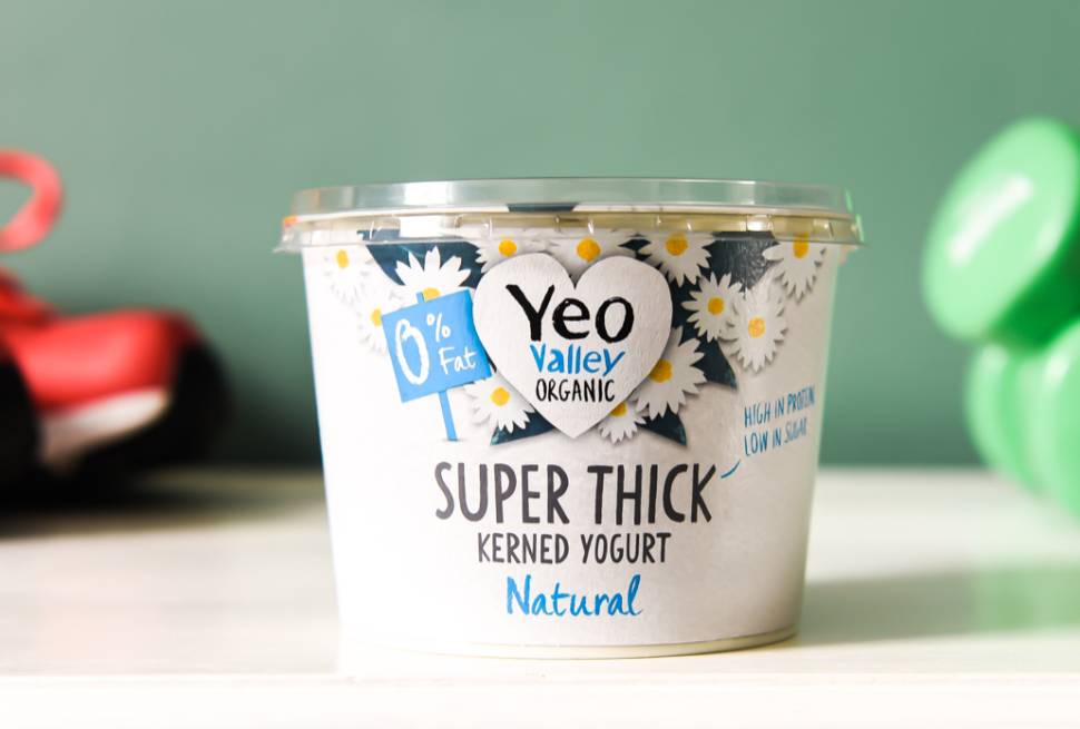 Yeo Valley organic super thick kerned yogurt