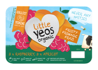 Yeo Valley Organic Little Yeos fromage frais Raspberry and Apricot
