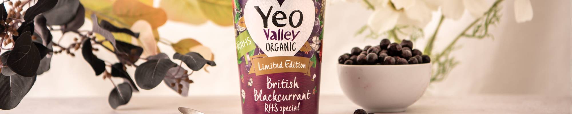 RHS Chelsea Flower Show Yeo Valley Organic Limited Edition yogurt