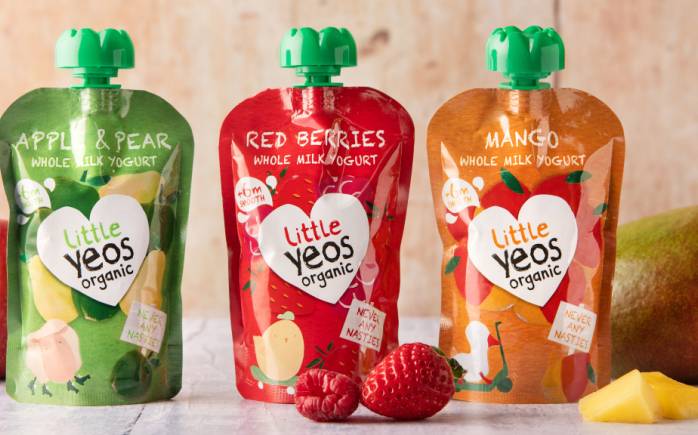 Yeo Valley Organic children's yogurt pouch