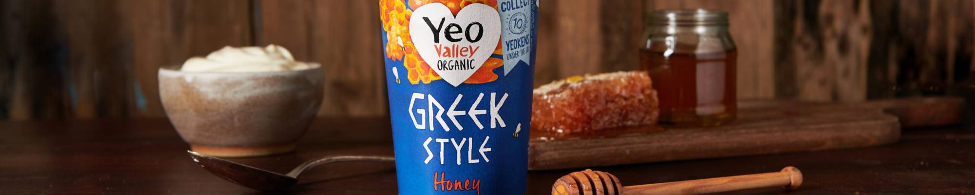 Yeo Valley Organic Greek Honey yogurt