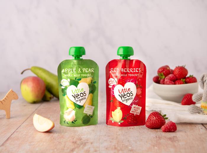 Yeo Valley organic yogurt pouches for children
