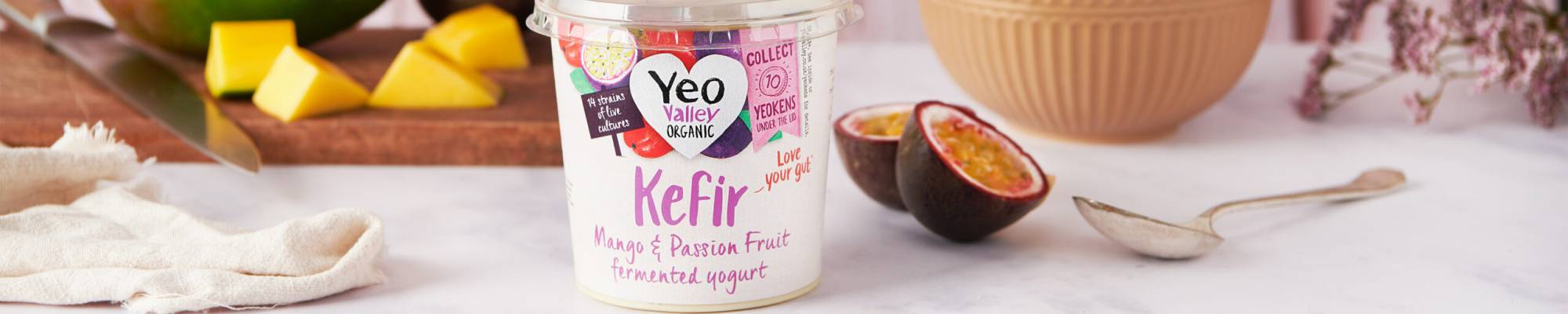 Yeo Valley Organic Passionfruit Kefir