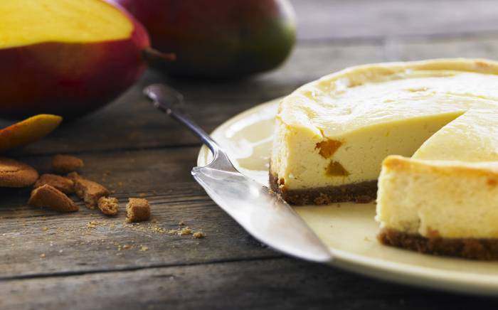 Yeo Valley Organic Mango and Vanilla Cheesecake Recipe