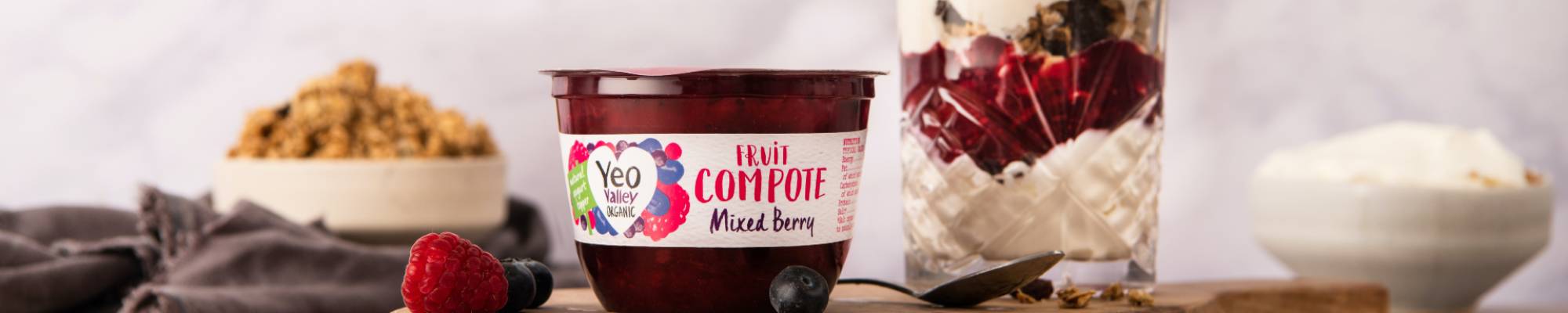 Yeo Valley Organic Mixed Berry Compote