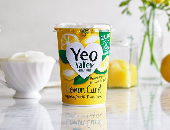 Lemoncurd yogurt 450g pot lifestyle