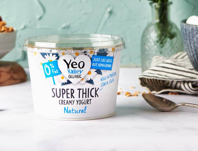 Yeo Valley Organic Super Thick yogurt