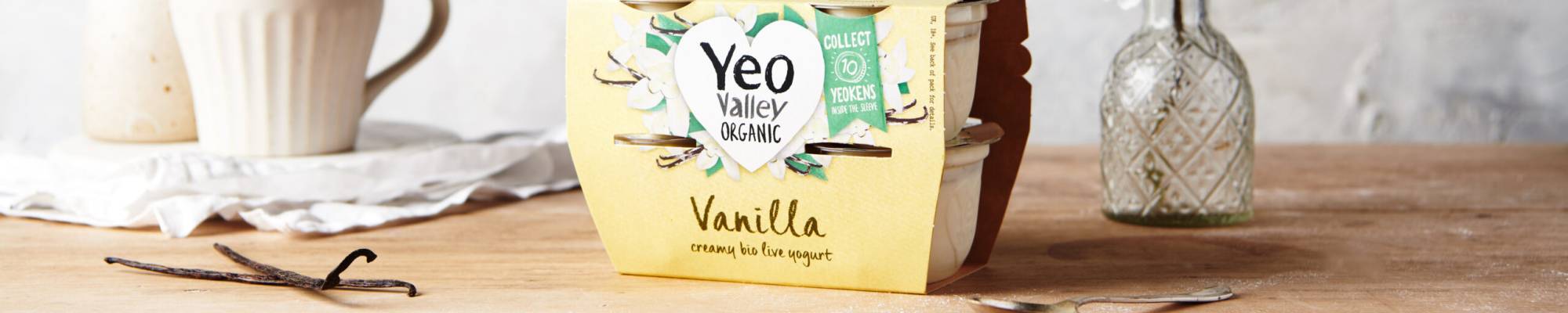 Yeo Valley Organic Vanilla yogurt