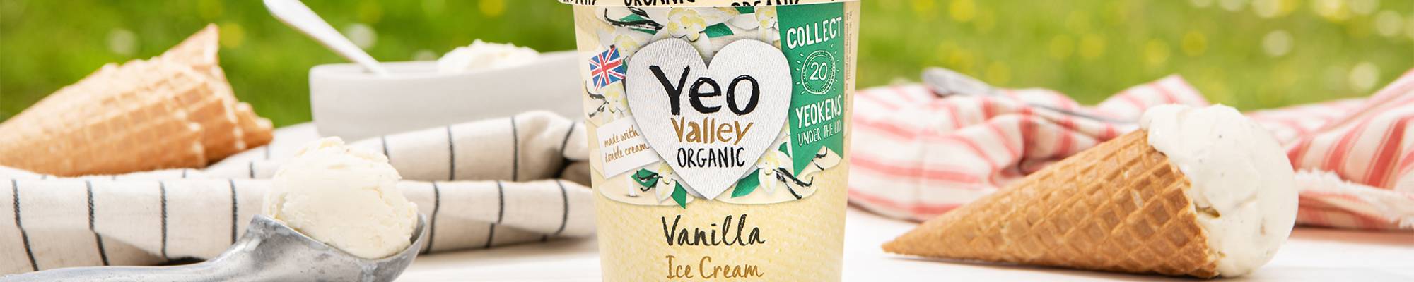 Yeo Valley Organic Vanilla Icecream