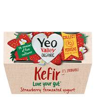 Yeo Valley Organic Strawberry Kefir yogurt